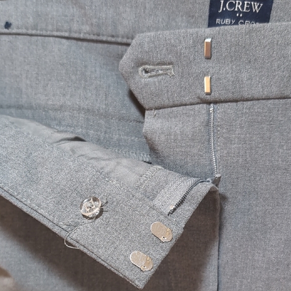 J Crew Women's Stylish Gray Trousers - Picture 9 of 11